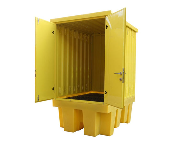 Secure Steel Covered IBC Storage Bund Pallets single (6095247442091)