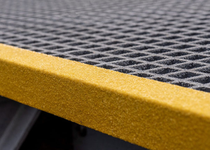 55mm x 55mm Anti-Slip Stair Nosing (Yellow, Black, White)