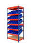 Kanban Shelving with Sloping Chipboard Shelves 1830mm x 915mm x 610mm (6248809070763)
