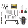 Complete 3 Drawer Metal Tool Chest with 93pc Tool Set