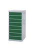 8 Tier Laptop Storage Locker - 8 Doors green (4460325863459)