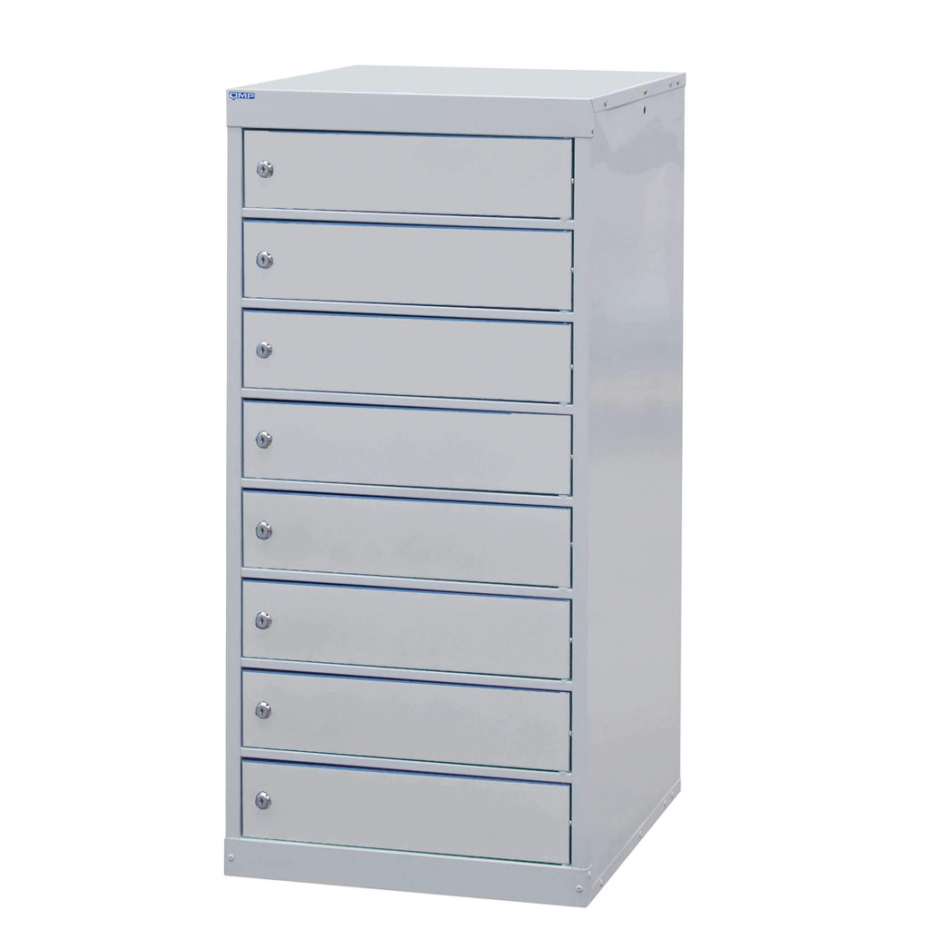 8 Tier Laptop Storage Locker - 8 Doors grey (4460325863459)