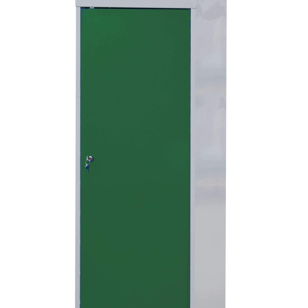 12 Tier Laptop Storage Locker - 1 Door green (4460326191139)
