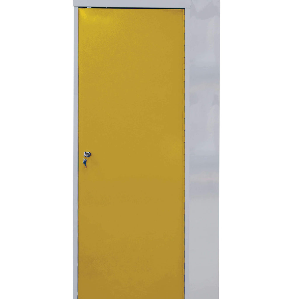 12 Tier Laptop Storage Locker - 1 Door yellow (4460326191139)