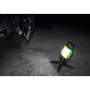 Rechargeable 36W SMD LED Floodlight green in use (4623598190627)