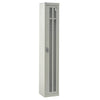 Perforated Metal Door Lockers 1 door grey (6108773122219)