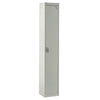 1 Compartment Metal Locker LS1830301LXX Grey Closed Door (4464320938019)