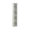 Perforated Door Lockers - Four Compartments light grey (6593954021547)