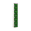 Perforated Door Lockers - Six Compartments green (6593954054315)