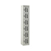 Perforated Door Lockers - Six Compartments light grey (6593954054315)