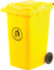 240 Litre Plastic Wheelie Bin yellow (4585768845347)