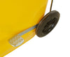 Wheelie Bin with Foot Pedal Operated Lid yellow pedal (4585769009187)