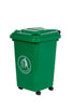 30 Litre Plastic Wheelie Bin green (4585768714275)
