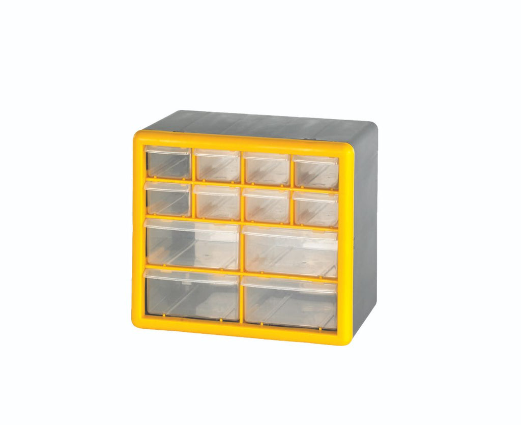 Multi-Compartment Small Parts Storage Box - Wall Mountable 12 Compartments (4802975432739)