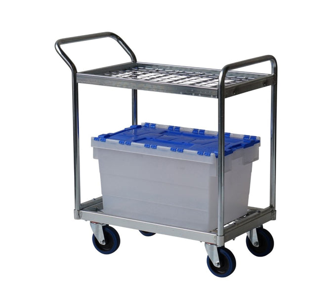 2-Tier Warehouse Picking Trolley (6258305892523)