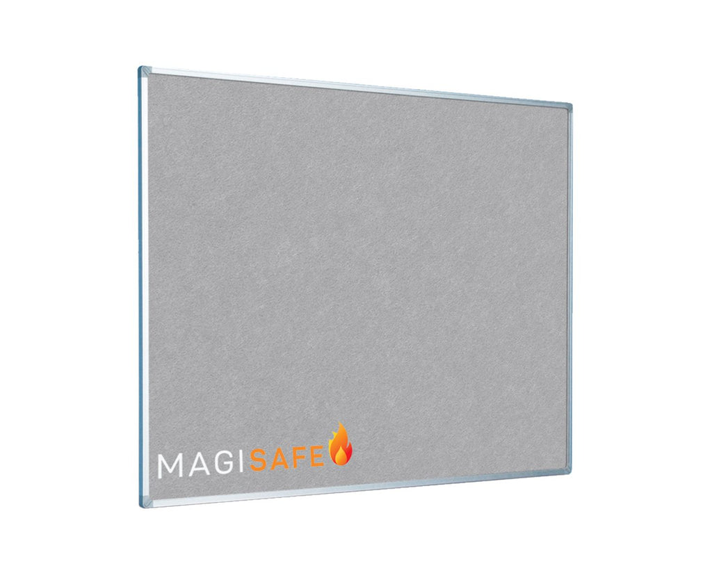 Flame Retardant Aluminium Framed Notice Boards grey (6180469571755)