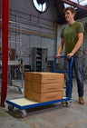 Heavy Duty Platform Truck with Single End Bar - 250kg to 500kg in use with model (4802568552483)