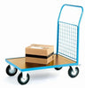Heavy Duty Platform Trolley With 1 Mesh End clean (4802568683555)