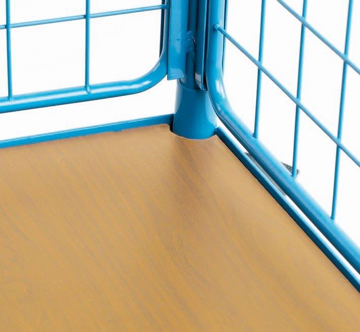 Heavy Duty Platform Trolley With 4 Mesh Sides veneer (4802568781859)