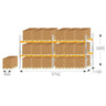 Warehouse Pallet Racking for 18 Pallets (4810500898851)