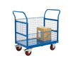 3 and a Half Sided Platform Trolley with Mesh Sides RTBT3569MBXX Blue with props (4479050055715)