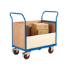 3 and a Half Sided Platform Trolley with Plywoods Sides RTBT3569PBXX Blue with props (4479049990179)
