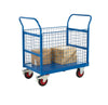 4 Sided Platform Trolley with Mesh Sides RTBT4690MBXX Blue with props (4479050154019)