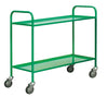 2 Tier Economy Shelf Trolley RTLD9649112G Green (4478047256611)
