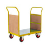 Twin Handle Platform Trolley with Plywood Panel Ends RTPTD690CYXX Yellow (4479049891875)