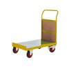 Single Handle Platform Trolley with Plywood Panel End RTPTS690CYXX Yellow (4479049793571)