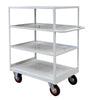4 Tier Premium Shelf Trolleys RTST1290604L Light Grey (4478047060003)