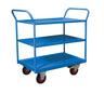 3 Tier Premium Shelf Trolleys RTST90603SB Blue (4478046928931)