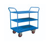 Welded Steel 3-Tier Shelf Trolleys (6556062122155)