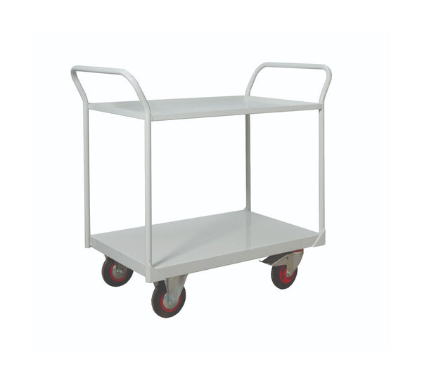 Welded Steel 2-Tier Shelf Trolleys (6556062089387)