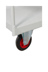 Welded Steel 2-Tier Shelf Trolleys close up (6556062089387)