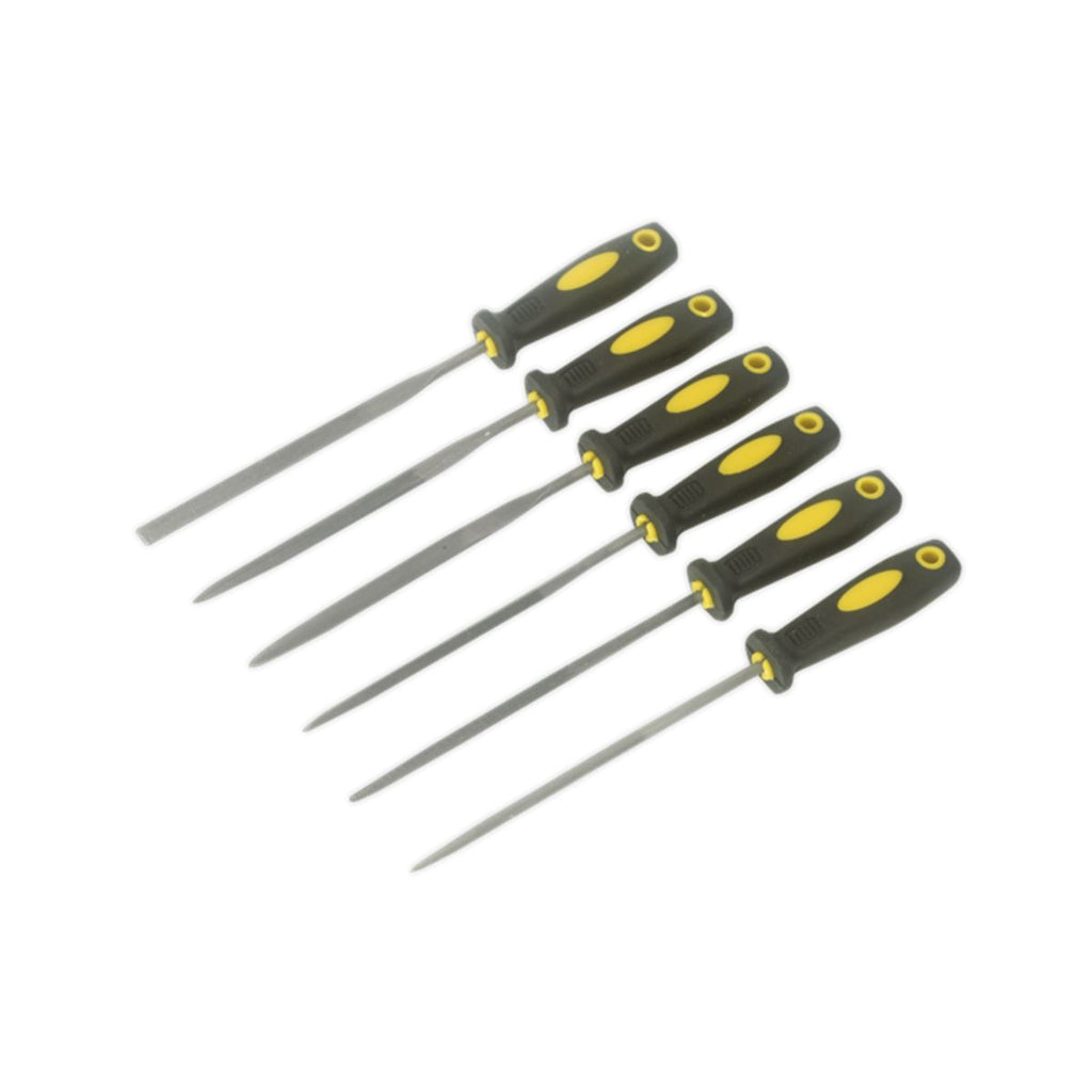 Soft Grip Handles Needle File Set - 6pc (5971704152235)