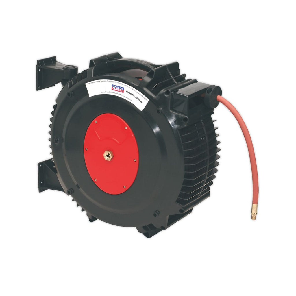 15m Rubber Retractable Air Hose Reel (13mm ID) (4623139733539)
