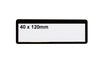 Self Adhesive Coloured Ticket Pouches black (4575321849891)