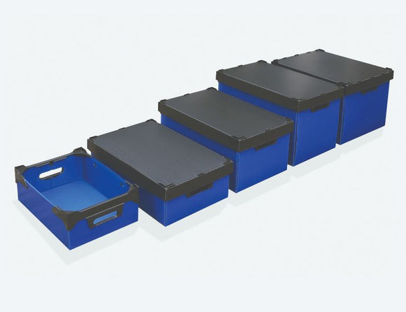 Polypropylene Stackable Parts Boxes - 10 Pack