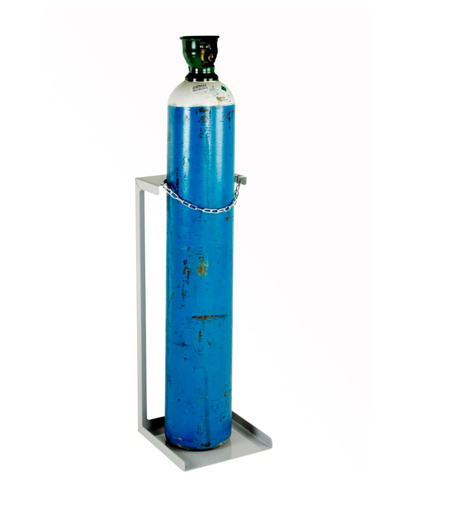 Economy Gas Cylinder Floor Stands (140 to 270mm Diameter) 1 cylinder propped