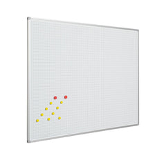 Magnetic 120cm x 90cm Whiteboard with Printed Grid Lines