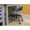 Workshop Creeper Stool with Swivel Seat in use (4621306167331)