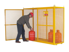 Powder-Coated Steel Security Cages  Static