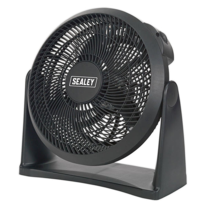 12" Desk or Floor Fan - 3-Speed (4615554662435)
