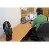 12" Desk or Floor Fan - 3-Speed on desk (4615554662435)