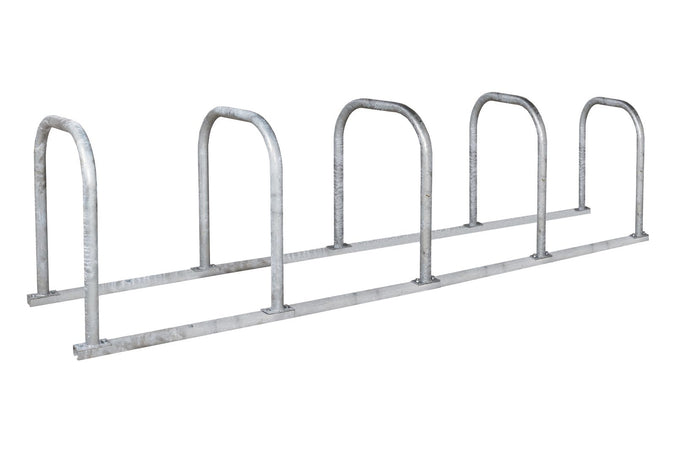 Galvanised Sheffield Toast Cycle Racks 5 Loops (6122913136811)