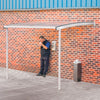 Lean-To Smoking Shelter - 8 person grey (4627415171107)
