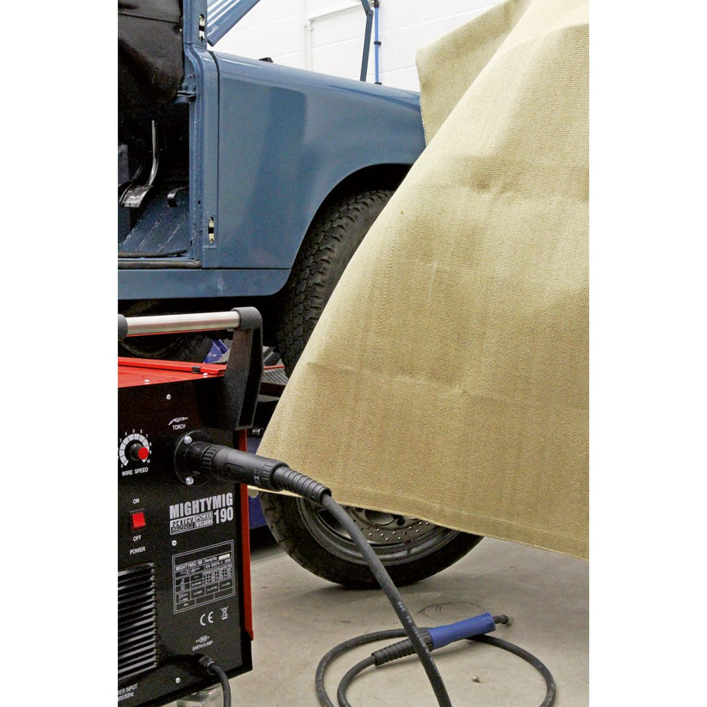 Fibreglass Spark Proof Welding Blanket covering (4632010653731)