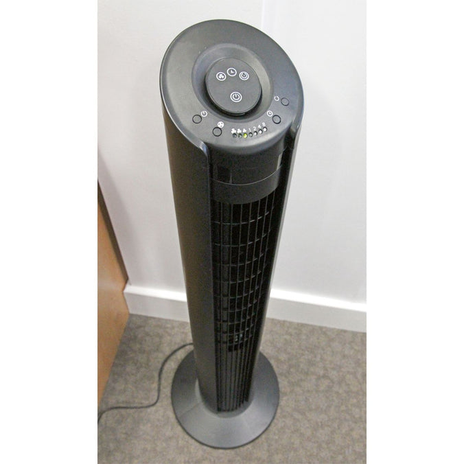 Oscillating Office Tower Fans o 42" high angle (4615554727971)