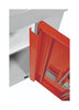 High Security Steel Workplace Cupboards with Shelves 1200mm (H) x 900mm (W) x 460mm (D) door hinge (6224641982635)